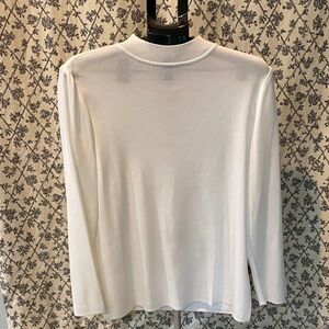 Ming Wang Lightweight White Women's Top